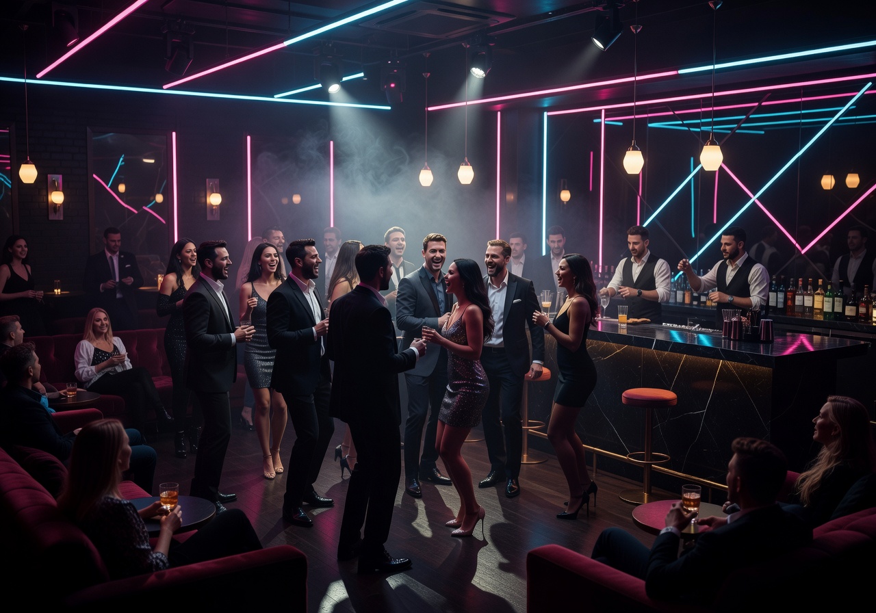 Exclusive Nightclub Scene